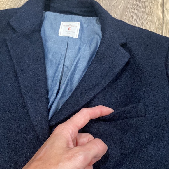 GAP The Academy Blazer 2 Button Lined Cotton Wool Blend Sz 6 - Picture 9 of 16